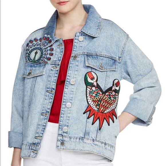maje jean jacket